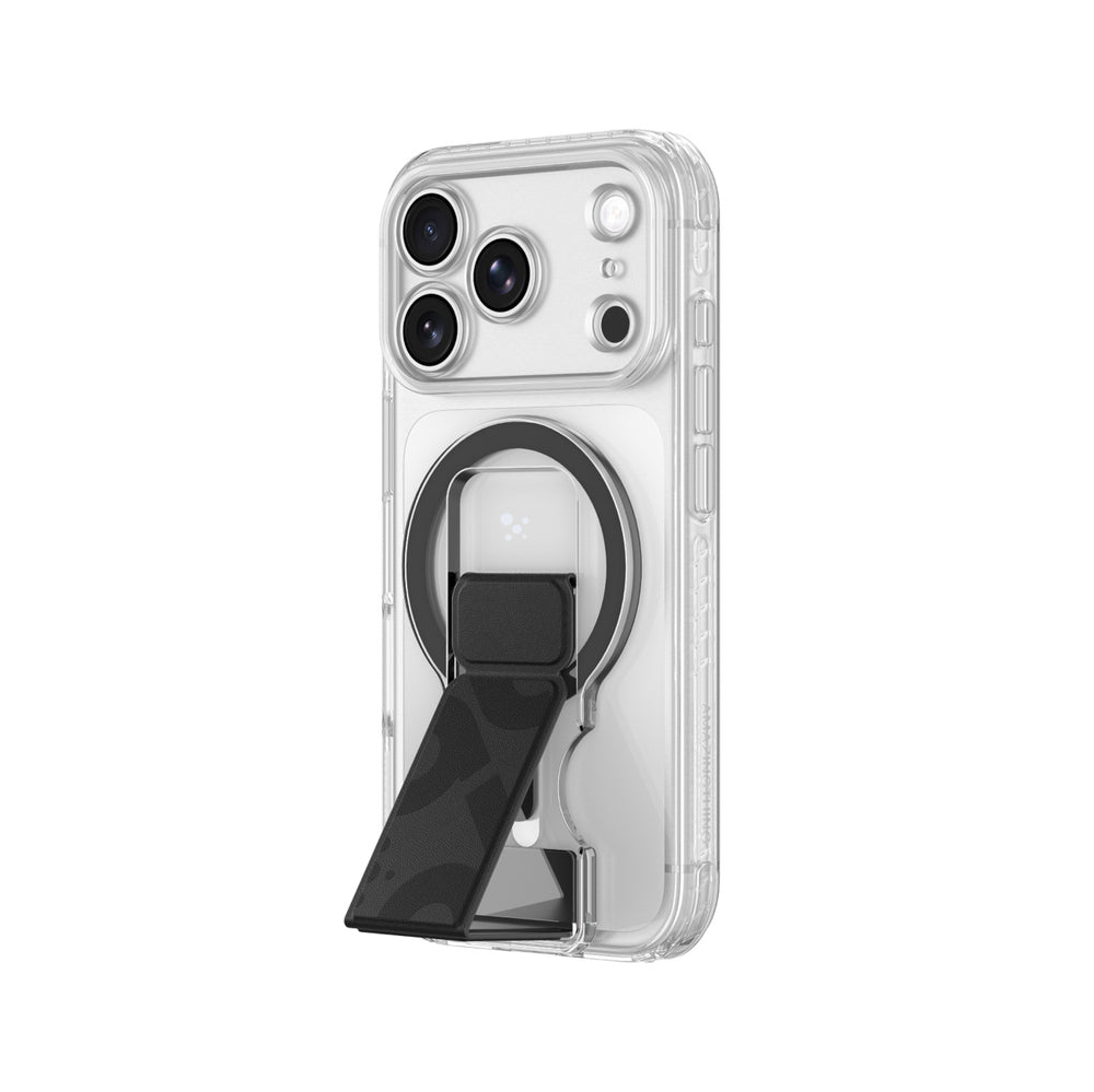 AmazingThing Titan Pro Lens Stand Set til iPhone 18 Pro Max med Magnetisk Holder og Stand, Kompatibel med MagSafe - Transparent