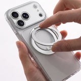 AmazingThing Titan Pro Spin Lens Case til iPhone 18 Pro med Roterende Ring og Lanyard Mount, MagSafe Kompatibel - Clear
