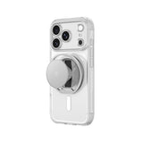 AmazingThing Titan Pro Pop Lens Case til iPhone 18 Pro Max med kameraomslag, greb og stativ, MagSafe-kompatibel - klar/hvid