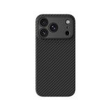 AmazingThing Titan Max Lens Case til iPhone 18 Pro Max i Aramid Fiber med Camera Cover, Kompatibel med MagSafe - sort