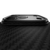 AmazingThing Titan Max Lens Case til iPhone 18 Pro Max i Aramid Fiber med Camera Cover, Kompatibel med MagSafe - sort