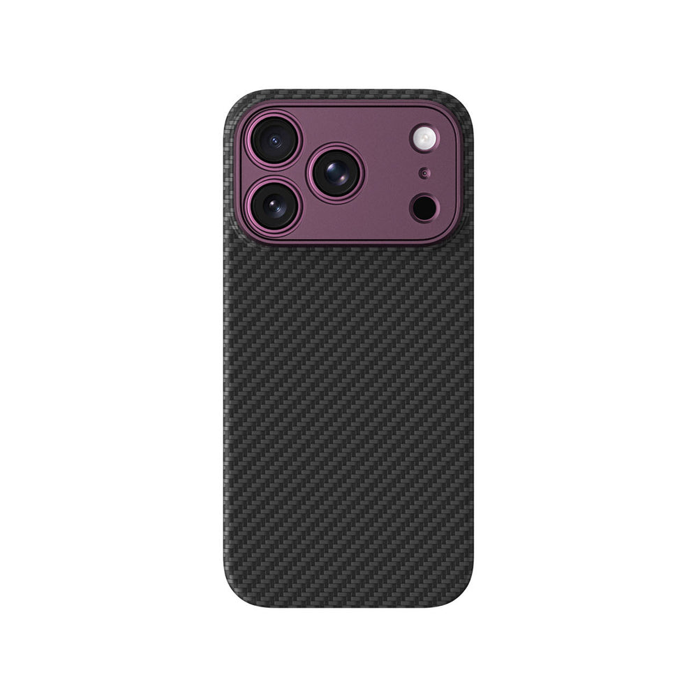 AmazingThing Titan Max Lens Case til iPhone 18 Pro Max i Aramid Fiber med Camera Cover, Kompatibel med MagSafe - Purple