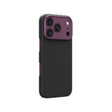AmazingThing Titan Max Lens Case til iPhone 18 Pro Max i Aramid Fiber med Camera Cover, Kompatibel med MagSafe - Purple