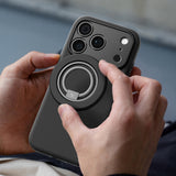 AmazingThing Glamour AllSkin iPhone 18 Pro-kasse med kameraomslag, MagSafe-kompatibel - sort