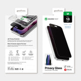 AmazingThing Titan +Care Privacy Glass til iPhone 18 Pro med monteringsramme