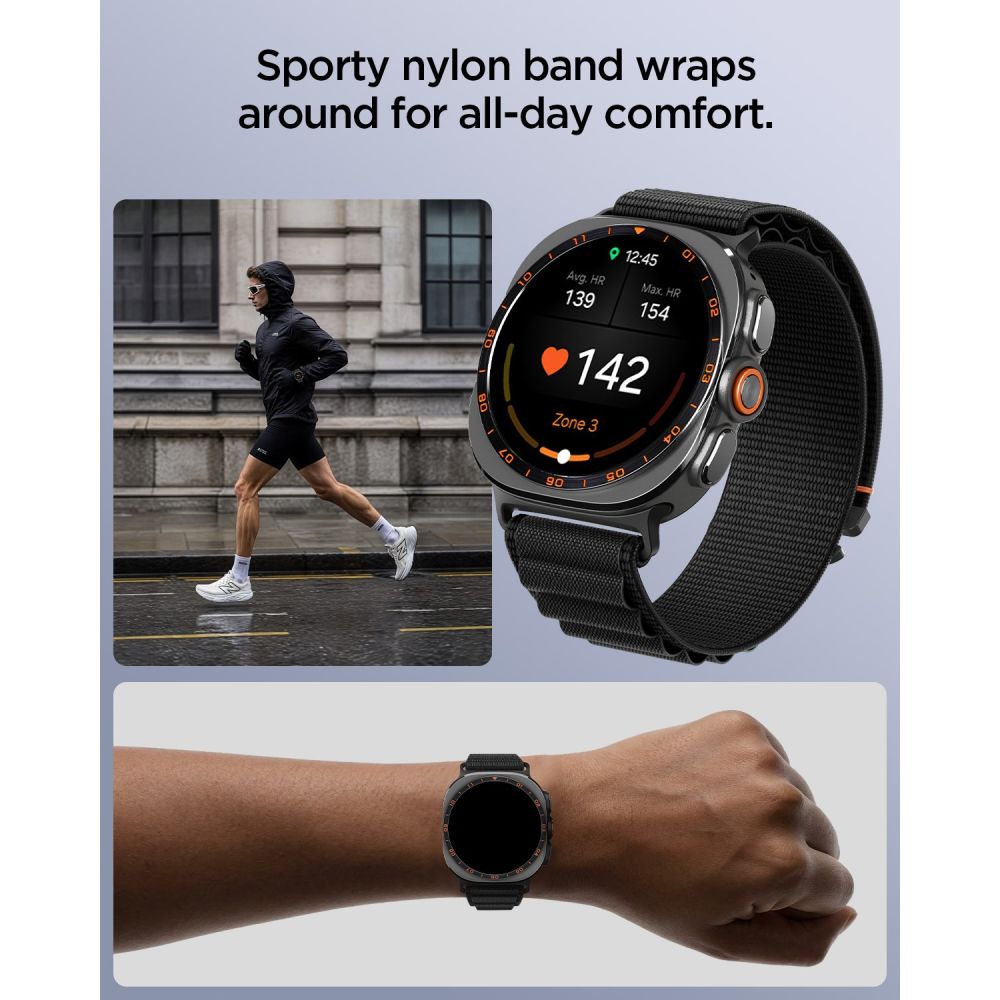 Spigen WBF1 Strap for Samsung Galaxy Watch Ultra 47mm - Black