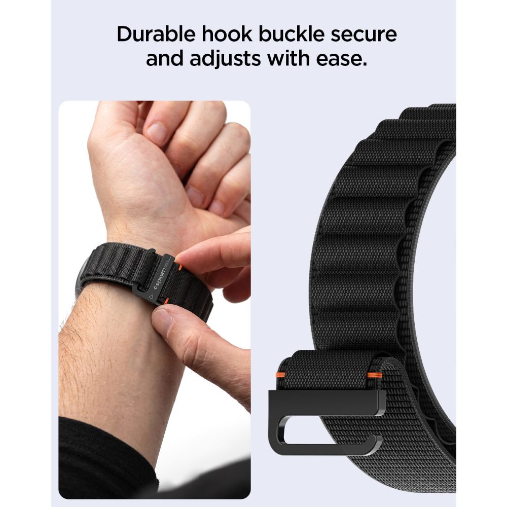 Spigen WBF1 Strap for Samsung Galaxy Watch 40/44/46 mm - Black