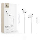 Tech-Protect Ultraboost Core G3 USB-C Wired Headphones - White