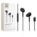 Tech-Protect Ultraboost Core G3 USB-C Wired Headphones - Black