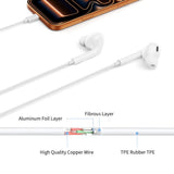 Tech-Protect Ultraboost Core G3 Mini Jack Wired Headphones - White
