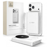 TECH-PROTECT PB40 LIFEMAG MAGSAFE POWER BANK 10000MAH 25W QI2.2 WHITE/SILVER