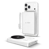 TECH-PROTECT PB40 LIFEMAG MAGSAFE POWER BANK 10000MAH 25W QI2.2 WHITE/SILVER