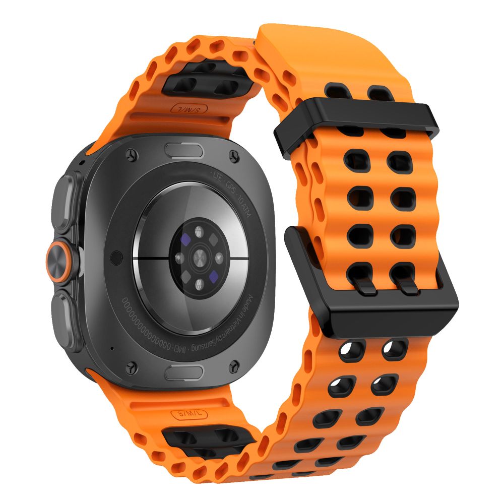 Tech-Protect Iconband Pro for Samsung Galaxy Watch Ultra 47mm - Orange/Black