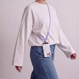 Tech-Protect C5SD Rope CrossBody Phone Lanyard - Lavender