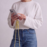 Tech-Protect C5SD Rope CrossBody Phone Lanyard - Yellow