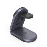 Tech-Protect A53 3in1 MagSafe 25W QI2.2 Wireless Charger - Dark Gray