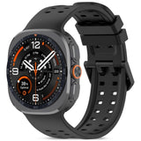 Tech-Protect Silicone Air Strap for Samsung Galaxy Watch Ultra 47mm - Black
