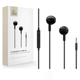 Tech-Protect Ultraboost Core G4 Mini Jack Wired Headphones - Black