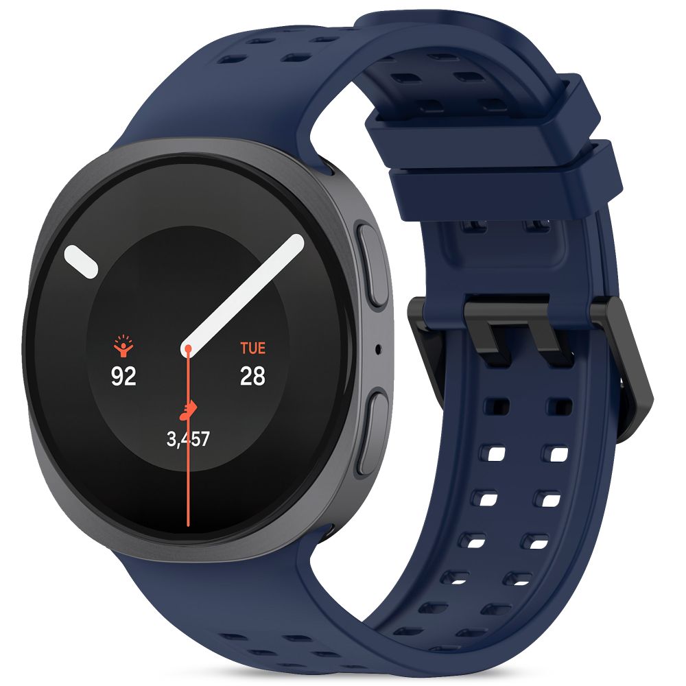 Tech-Protect Silicone Air Strap for Samsung Galaxy Watch 40/44/46 mm - Navy Blue