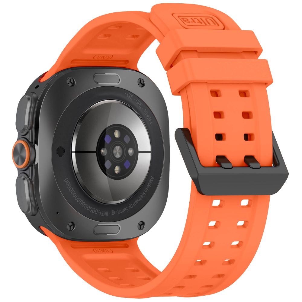 Tech-Protect Silicone Air Strap for Samsung Galaxy Watch Ultra 47mm - Orange