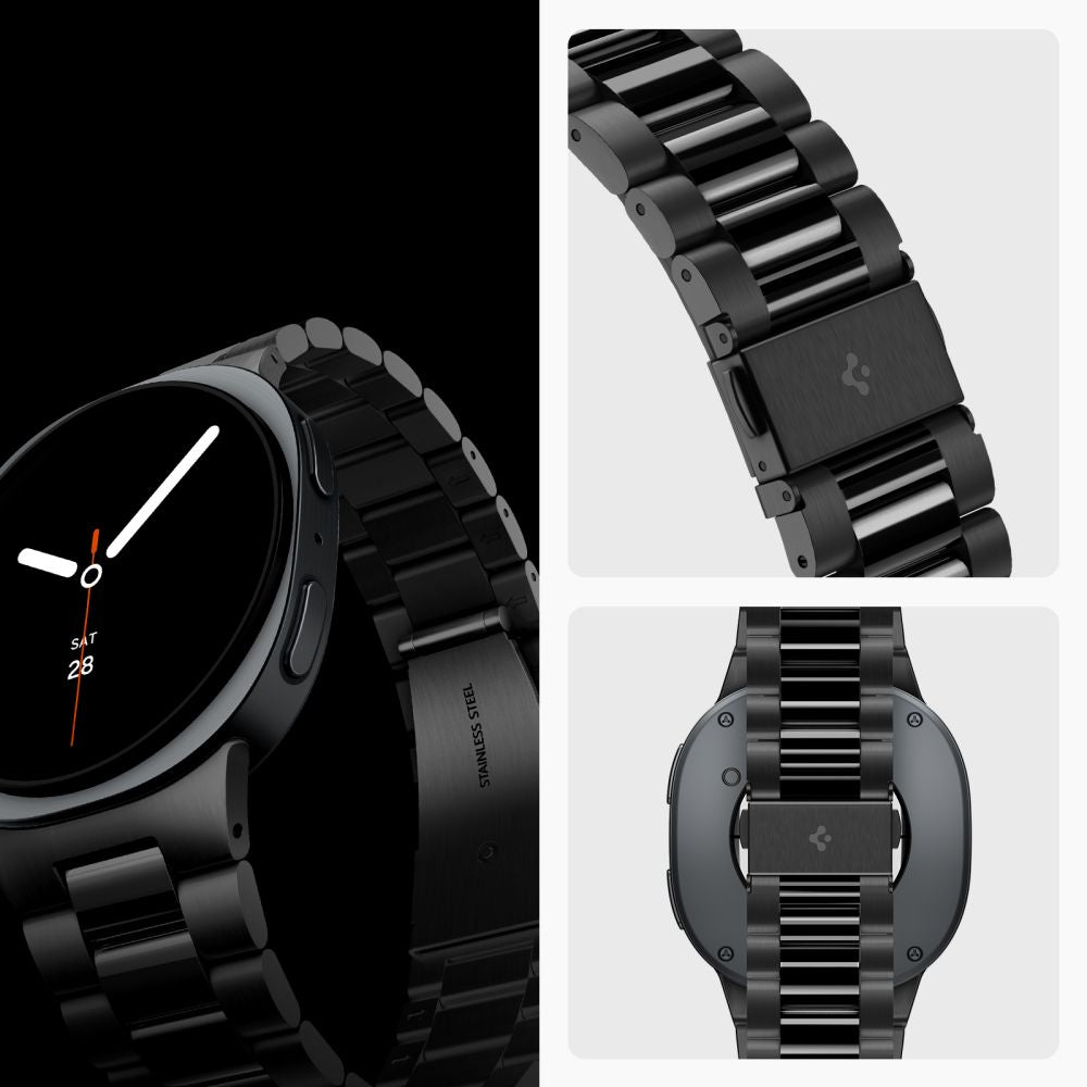 Spigen Modern Fit Band 316L Bracelet for Samsung Galaxy Watch 40/44/46 mm - Black