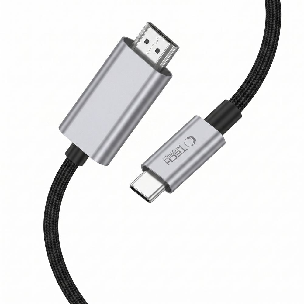 Tech-Protect UltraBoost USB-C to HDMI 2.1 Cable 200 cm 8K 60HZ - Gray