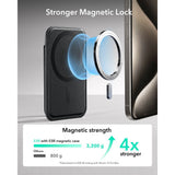 ESR Classic RFID Magnetic Wallet MagSafe for Phone - Black