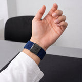 Tech-Protect Nylon Clasp Strap for Samsung Galaxy Watch 40/44/46 mm - Navy Blue