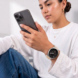 Tech-Protect Nylon Clasp Strap for Samsung Galaxy Watch 40/44/46 mm - Beige