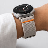 Tech-Protect Nylon Clasp Strap for Samsung Galaxy Watch 40/44/46 mm - Beige