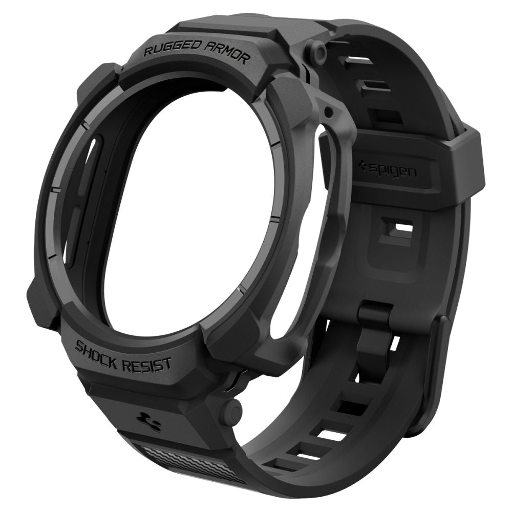 Spigen Rugged Armor Pro Case Strap for Samsung Galaxy Watch Ultra 2 2026 47mm - Matte Black