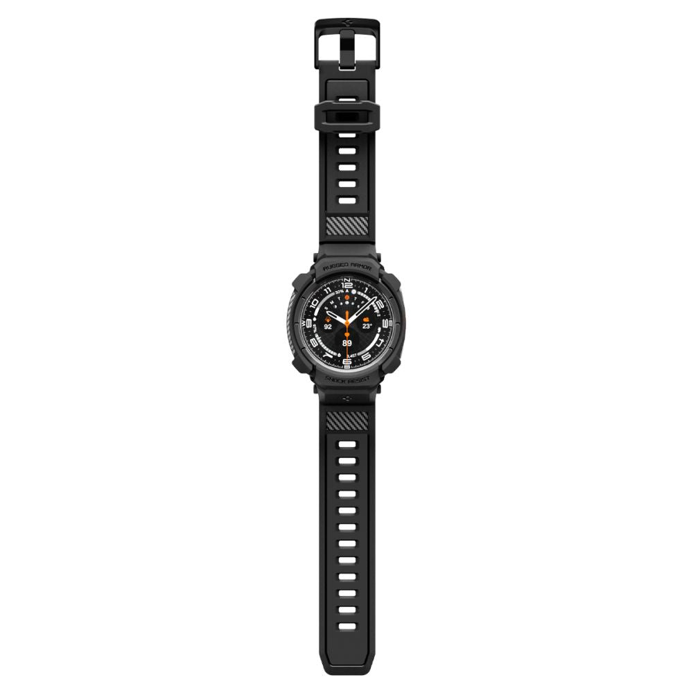 Spigen Rugged Armor Pro Case Strap for Samsung Galaxy Watch Ultra 2 2026 47mm - Matte Black
