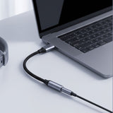 Tech-Protect Ultraboost USB-C to Mini Jack 3.5mm DAC adapter - dark gray