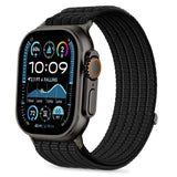 Tech-Protect Nylon Sport Strap for Apple Watch 44 / 45 / 46 / 49 mm - Black