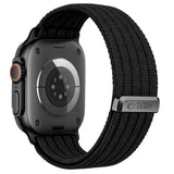 Tech-Protect Nylon Sport Strap for Apple Watch 44 / 45 / 46 / 49 mm - Black