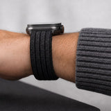 Tech-Protect Nylon Sport Strap for Apple Watch 44 / 45 / 46 / 49 mm - Black