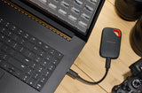 SanDisk Extreme Portable SSD (V3) 1 TB USB Type-C USB 3.2 Gen 2x2 Rød, Blå