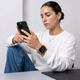 Tech-Protect Nylon Sport Band for Apple Watch 44 / 45 / 46 / 49 mm - Orange