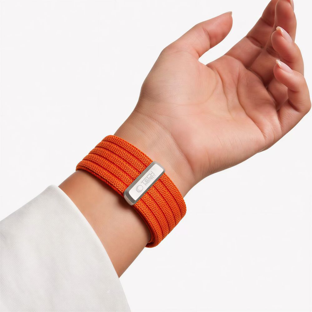Tech-Protect Nylon Sport Band for Apple Watch 44 / 45 / 46 / 49 mm - Orange