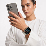 Tech-Protect Nylon Sport Strap for Apple Watch 44 / 45 / 46 / 49 mm - Beige