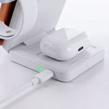 Tech-Protect A56 3in1 MagSafe 25W QI2.2 Wireless Charger + USB-C / USB-C Cable 100cm - White