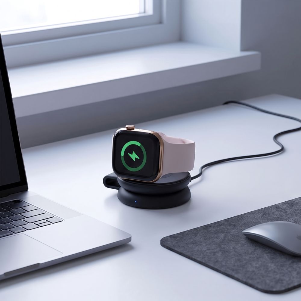 Tech-Protect A55 2in1 MagSafe 25W QI2.2 Wireless Charger + USB-C / USB-C Cable 100cm - Black