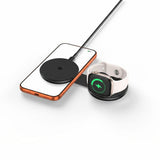 Tech-Protect A55 2in1 MagSafe 25W QI2.2 Wireless Charger + USB-C / USB-C Cable 100cm - Black