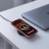Tech-Protect A55 2in1 MagSafe 25W QI2.2 Wireless Charger + USB-C / USB-C Cable 100cm - Black