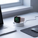 Tech-Protect A55 2in1 MagSafe 25W QI2.2 Wireless Charger + USB-C / USB-C Cable 100cm - White