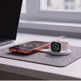 Tech-Protect A55 2in1 MagSafe 25W QI2.2 Wireless Charger + USB-C / USB-C Cable 100cm - White