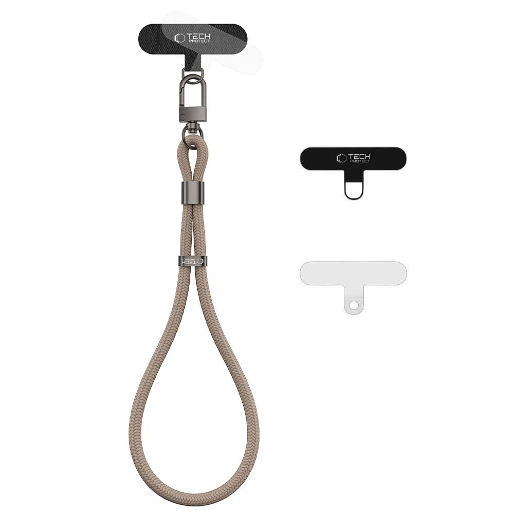 Tech-Protect C11S Rope Wrist Strap for Phone - Beige