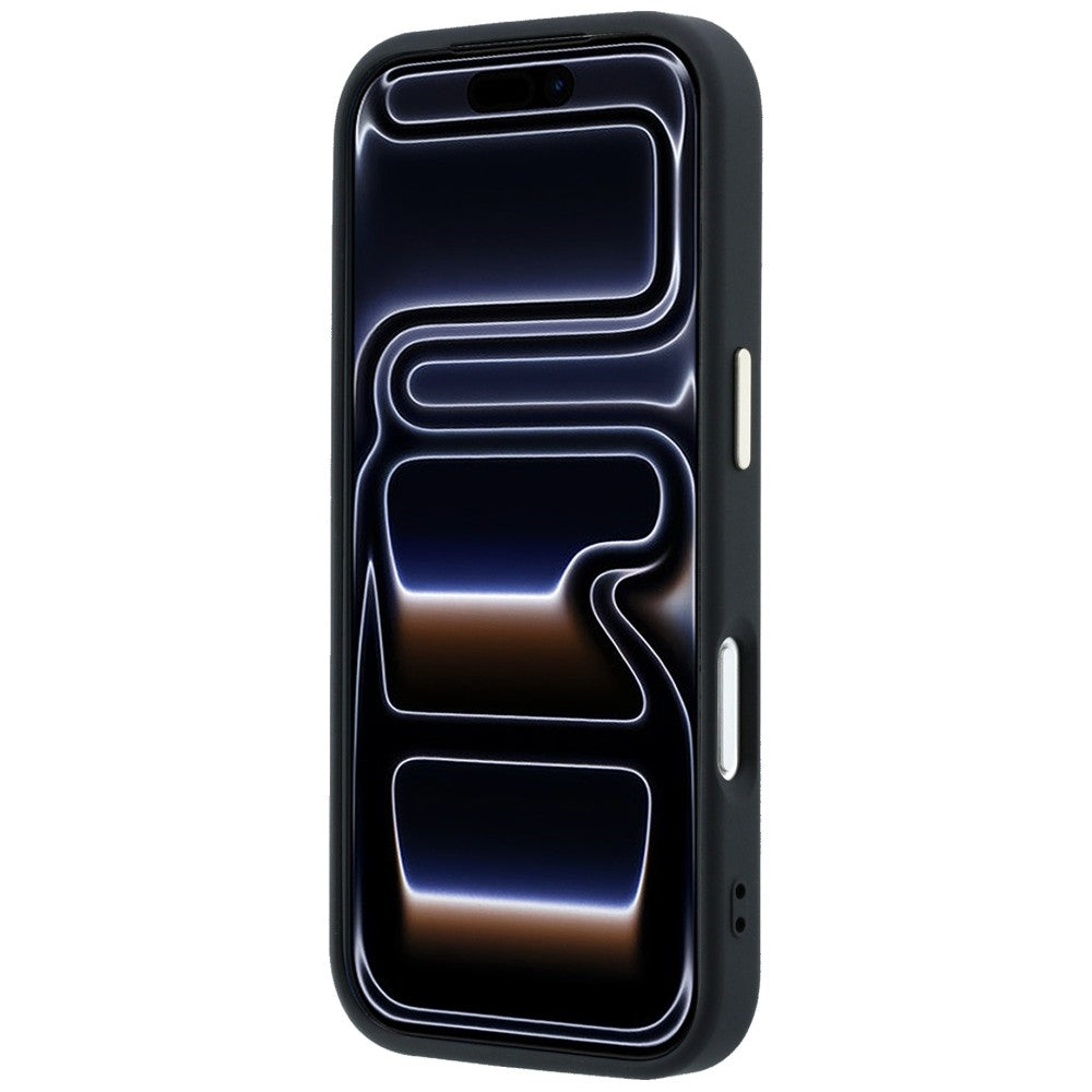 Guess 4G og Big Resin Logo Case til iPhone 17 Pro / 18 Pro - sort