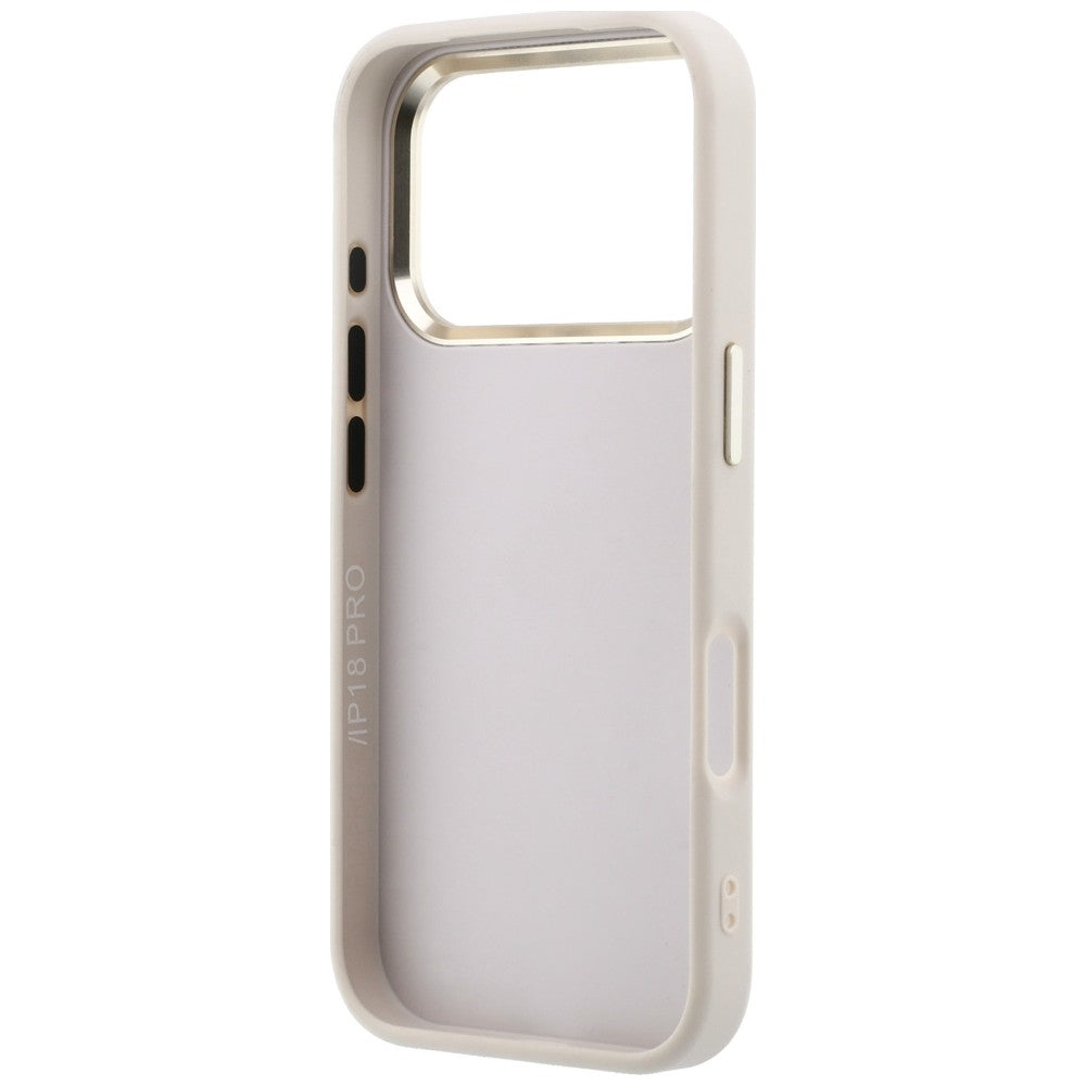 Guess 4G og Big Resin Logo Case til iPhone 17 Pro / 18 Pro - Pink