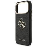 Guess 4G Big 4G Classic Logo Case til iPhone 17 Pro Max / 18 Pro Max - sort og guld